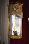 Förgylld väggspegelbladguld, Gustaviansk stil H110