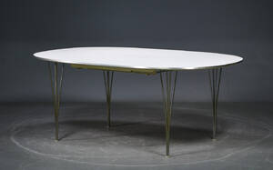 Piet Hein Bruno Mathsson. Super Ellipse spisebord 3