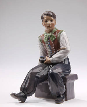 Dahl Jensen figur. Amagerdreng