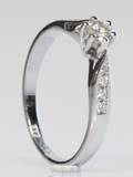 Brillantring, ca. 0.33 ct.