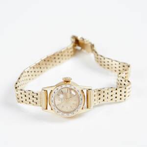 Certina damarmbandsur 18 k guld