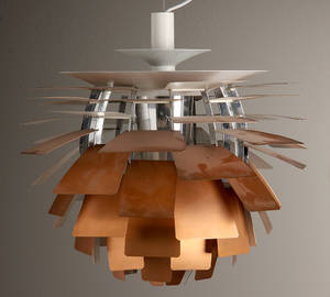 Poul Henningsen 1894 - 1967. Koglen af kobber. Ø 60 cm