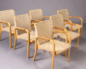 Alvar Aalto. Armstole, model 45 6