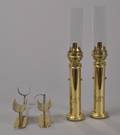 G. V. Harnisch. To olielamper af messing 2