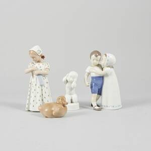Figuriner, 4 st. Bing  Grøndahl