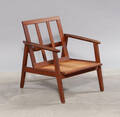 Lænestol af teaktræ 