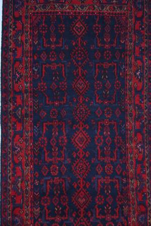 Orientmatta, handknuten, Hamadan, 460x120 cm