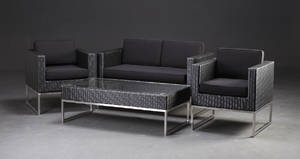 Havesofasæt i stilrent design 4