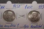 1-kr 1930, 1933 Gustaf V