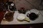Kockums kaffekanna, tekannor, urna mm