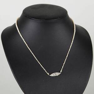 Collier guld platina diamanter