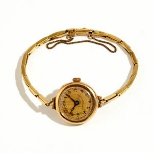 Damarmbandsur 18 k guld