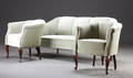 Sofagruppe. 1 sofa og 2 hvilestole 3.