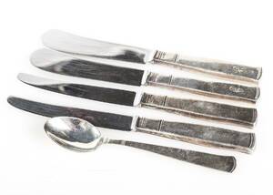 ROSENHOLM, Silver 5 delar b.la smörkniv