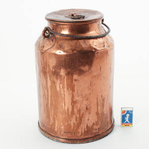 FLASKA, koppar, 1800-tal