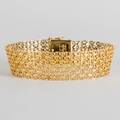 ARMBAND, 18k guld, x-länk, vikt ca 24,9 g