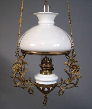 Petroleumshængelampe