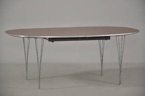 Piet Hein  Bruno Mathsson. Super Ellipse spisebord 3