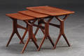 Johannes Andersen f. 1922. Sæt indskudsborde i teak 3