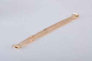 6-radigt Armband i 18K guld