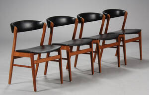 Dansk møbelproducent. Spisestole, teaktræ 4