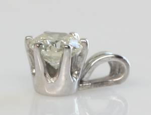 Brillantvedhæng, ca. 0.45 ct.