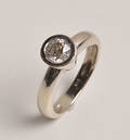 Solitairering med brillant ca. 1,00 ct