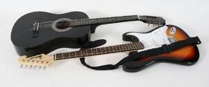 Akustisk gitarr samt elgitarr