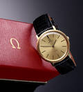 Omega De Ville. Vintage herreur i 14 kt. guld med etui  cert. 1972