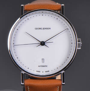 Georg Jensen, herrearmbåndsur Denne vare er sat til omsalg under nyt varenummer 4975911