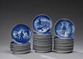 Royal Copenhagen. Samling juleplatter 35