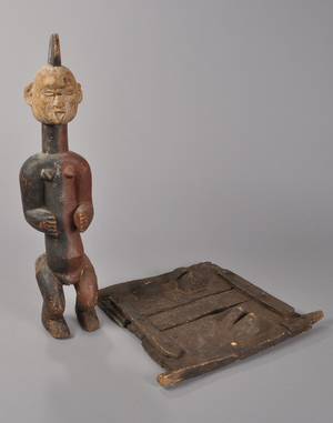 Africana - figur og væghængt relief. 2