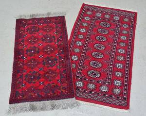 2 st mattor, handknutna, orientaliska 10