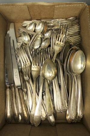 Bestick, nysilver