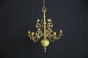 LJUSKRONA för fem ljus, No 205, Skultuna 1607