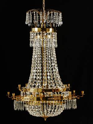 Ljuskrona empirestil