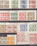 Postfriske marginalblokke L012-L608