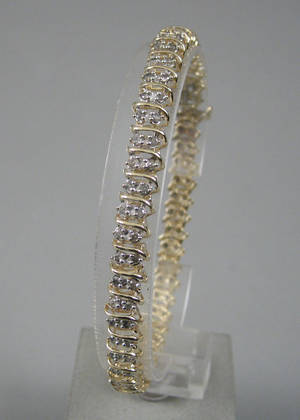 Diamantarmlænke. Ca. 2.00 ct