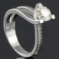 Brillant ring ca. 1.12 ct.
