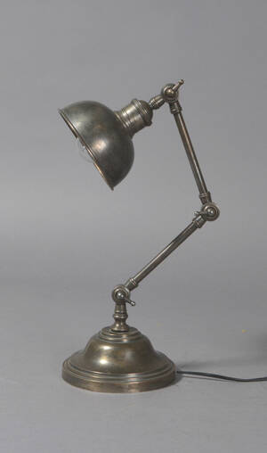 Bordlampe, industriel, 1900-tallets slutning