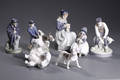 Samling figurer. Kgl.P. I sort. 7