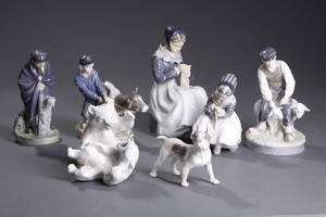 Samling figurer. Kgl.P. I sort. 7