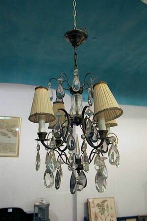 Ljuskrona, Med prismor