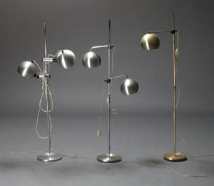 Tre standerlamper 3