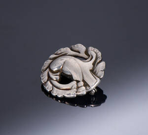 Georg Jensen. Broche af sterlingsølv.  Denne vare er sat til omsalg under nyt varenummer 4740243