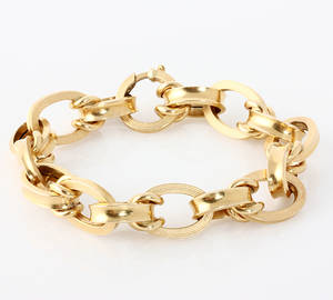 Italiensk armbånd af 18 kt. guld, vægt ca. 34 gr