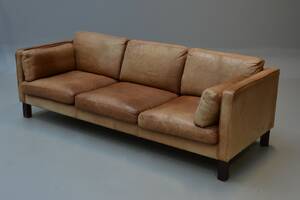 Mogens Hansen. Sofa i bøffellæder