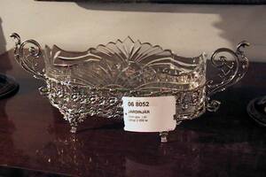 Jardinjär, Silver glas