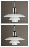 Poul Henningsen. Par PH 32 pendler m. certifikat. 2