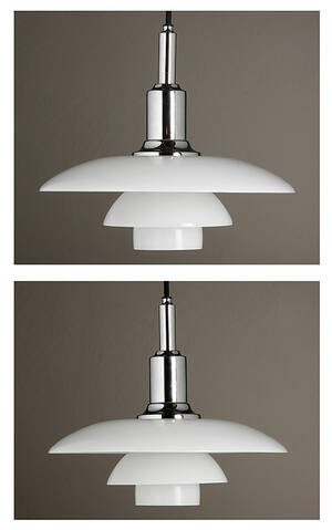 Poul Henningsen. Par PH 32 pendler m. certifikat. 2